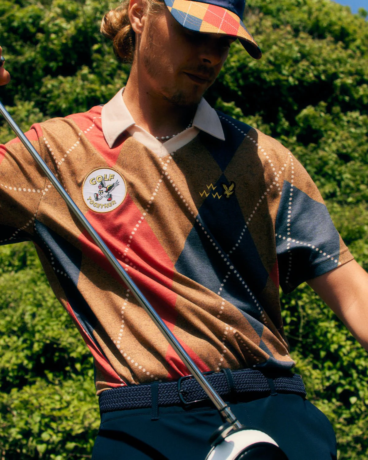 Revere Argyle Golf Polo Shirt