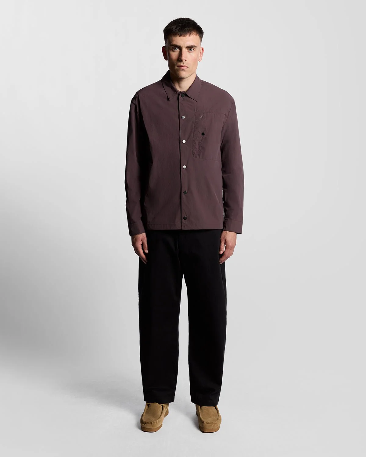 Crinkle Nylon Pocket Overshirt