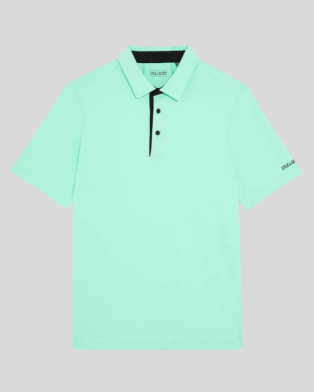 Golf Shank Button Polo Shirt