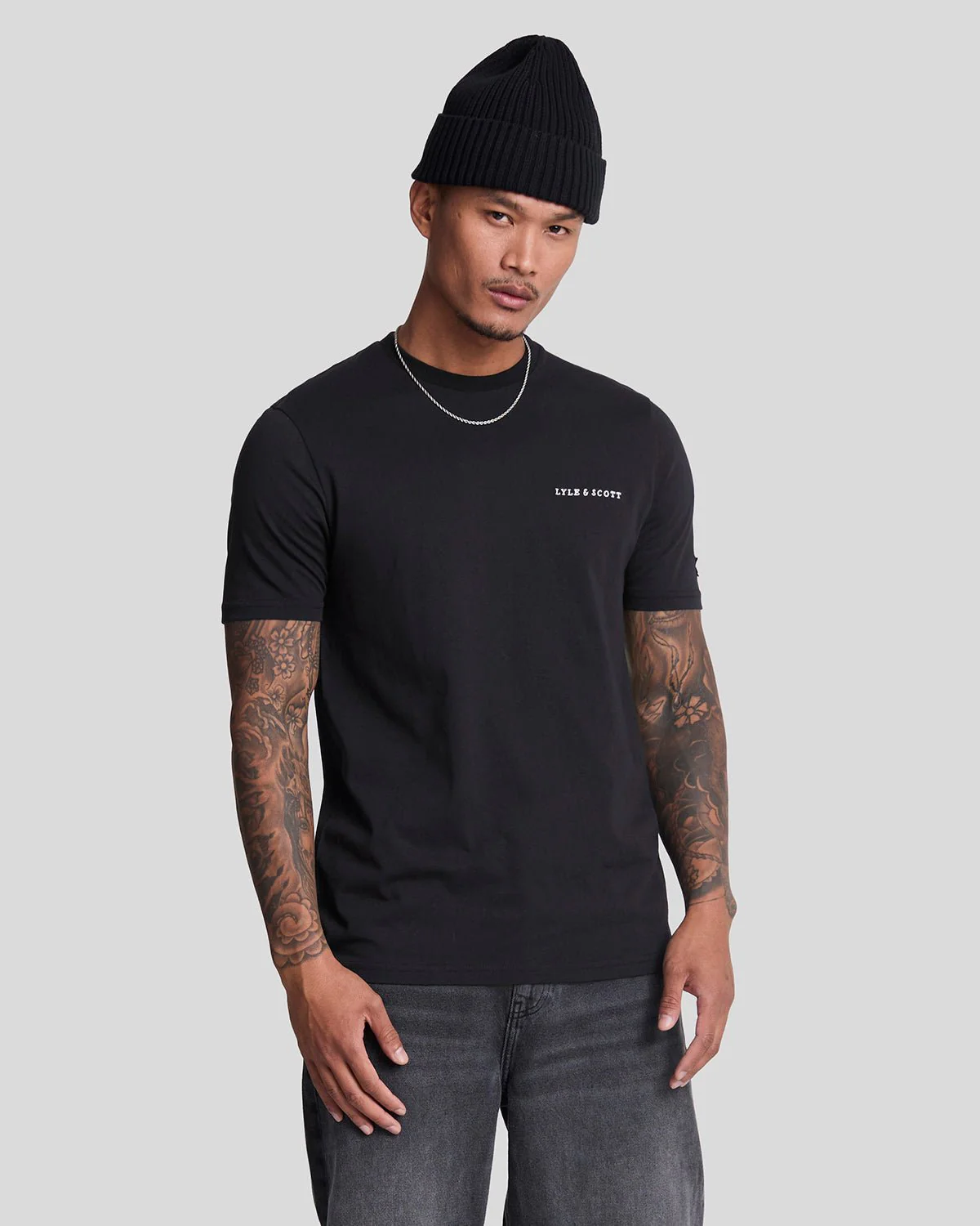Embroidered Logo Cotton T-Shirt