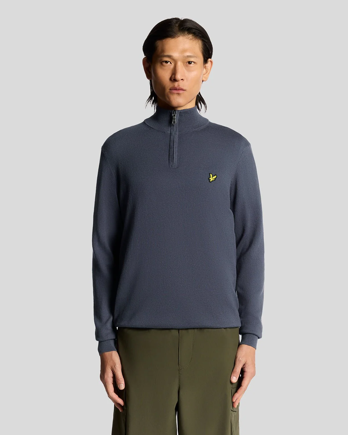 Cotton Merino 1/4 Zip Jumper