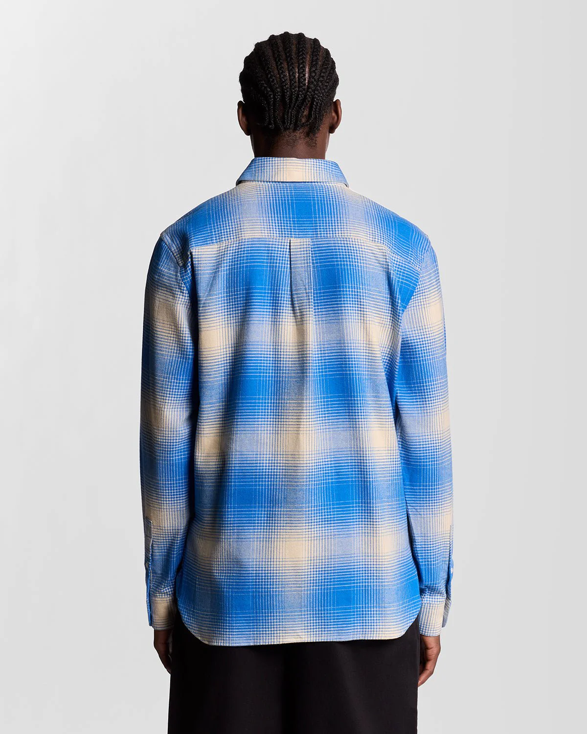 Ombre Check Flannel Shirt
