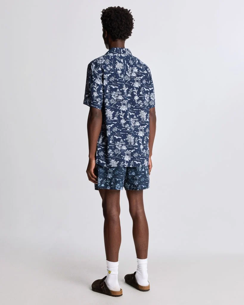 Botanical Garden Print Swim Shorts