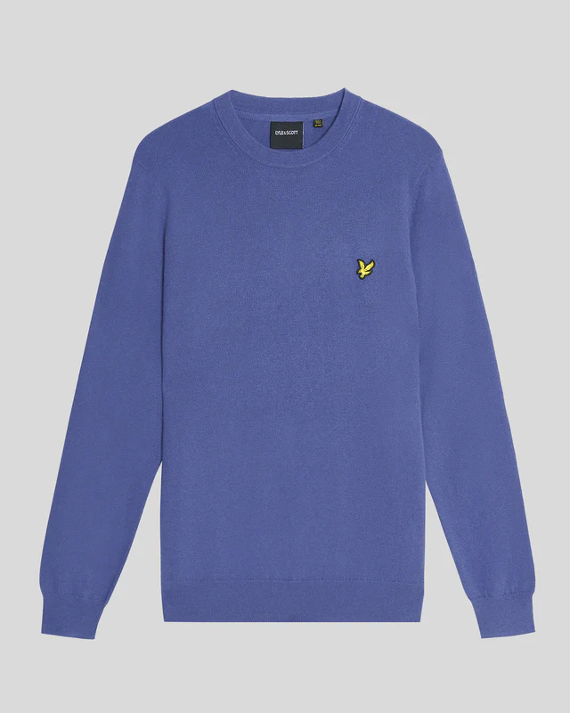 Cotton Merino Crew Neck Jumper