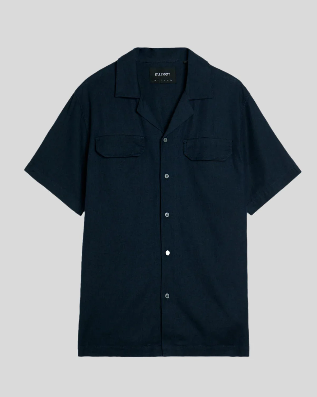 Linen Blend Revere Shirt