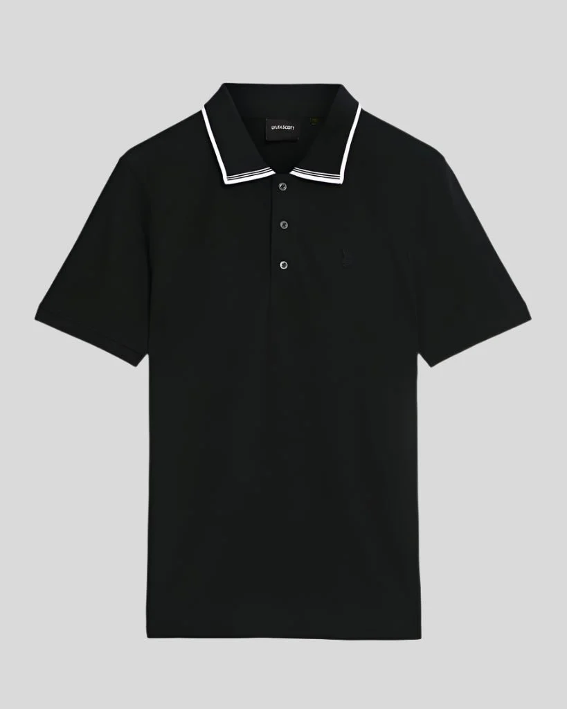 Superfine Cotton Tipped Polo Shirt