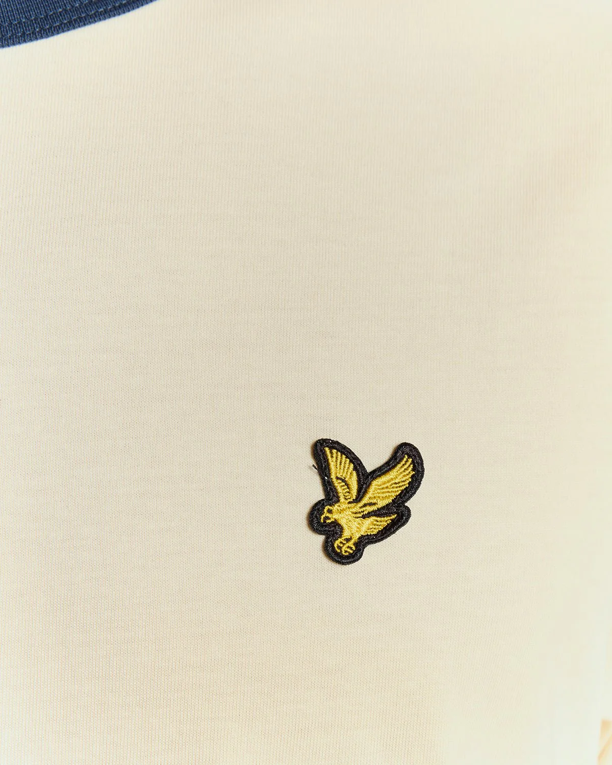 Ringer Cotton Crew Neck T-Shirt