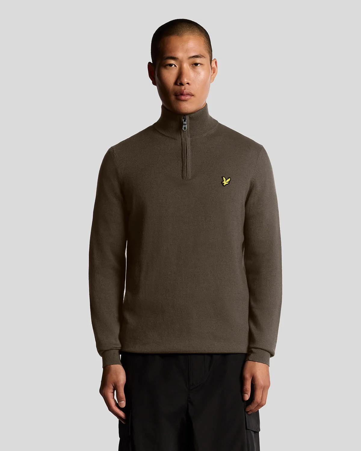 Cotton Merino 1/4 Zip Jumper
