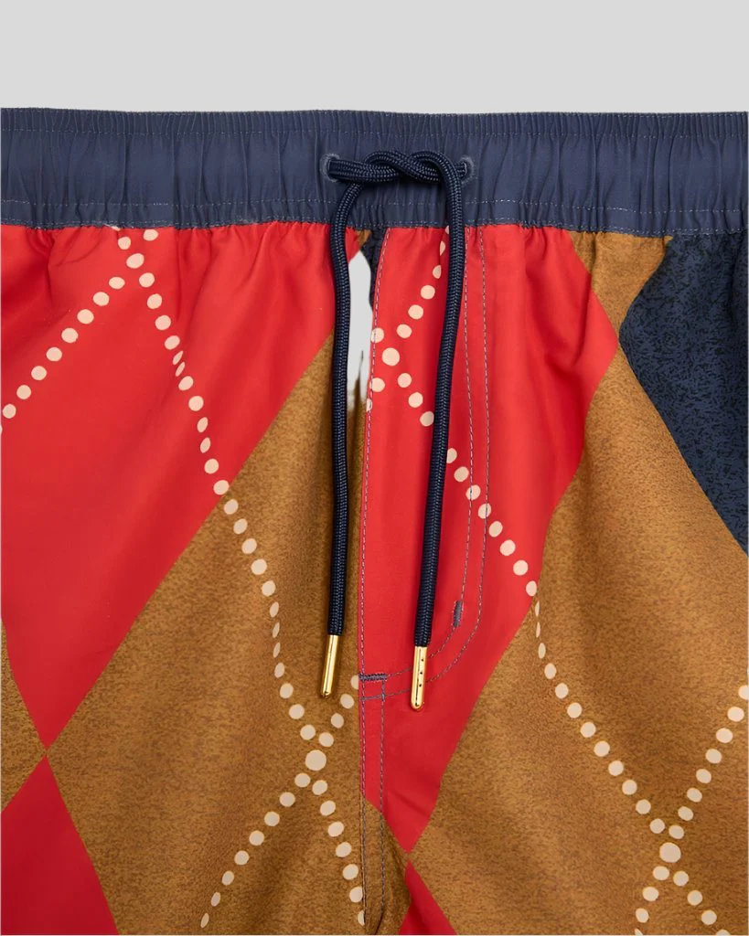 Friends of Feathers Golf Argyle Sweat Shorts