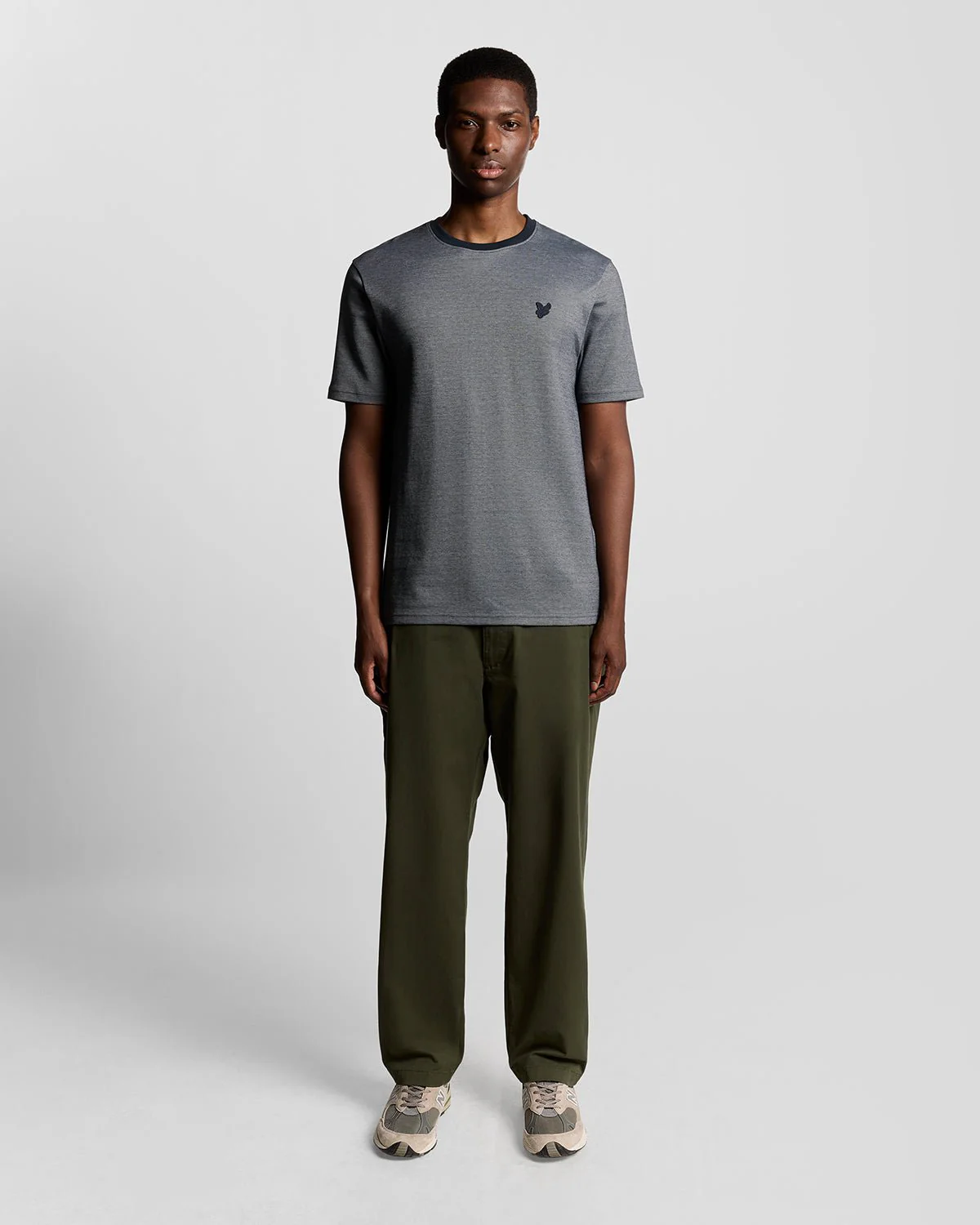 Two Tone Pique T-Shirt