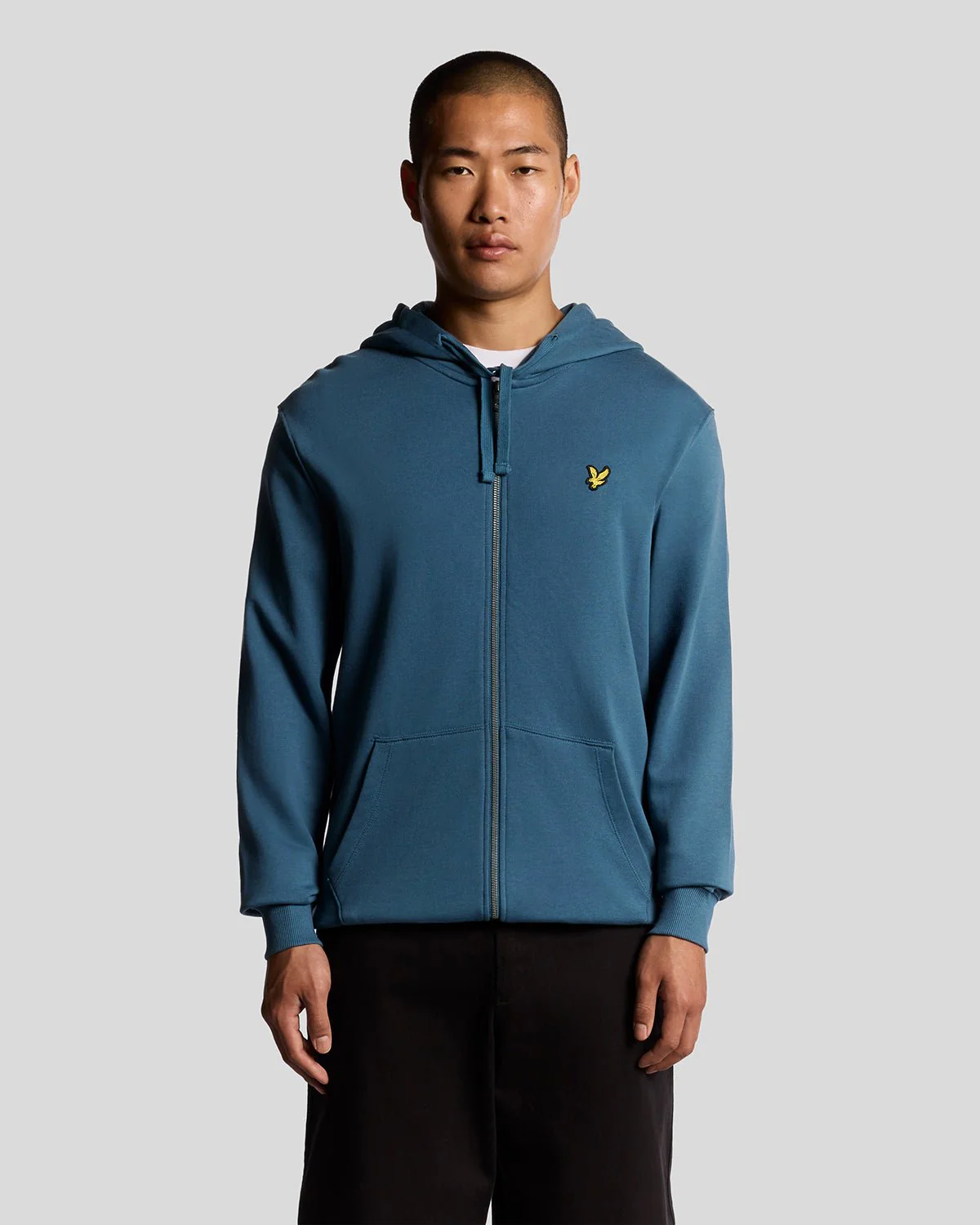 Loopback Cotton Full Zip Hoodie