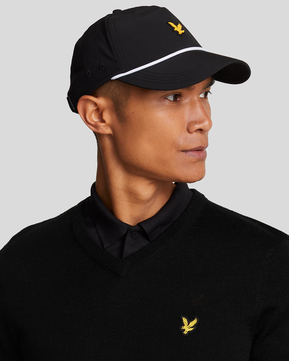 Golf Wool Blend V Neck Jumper