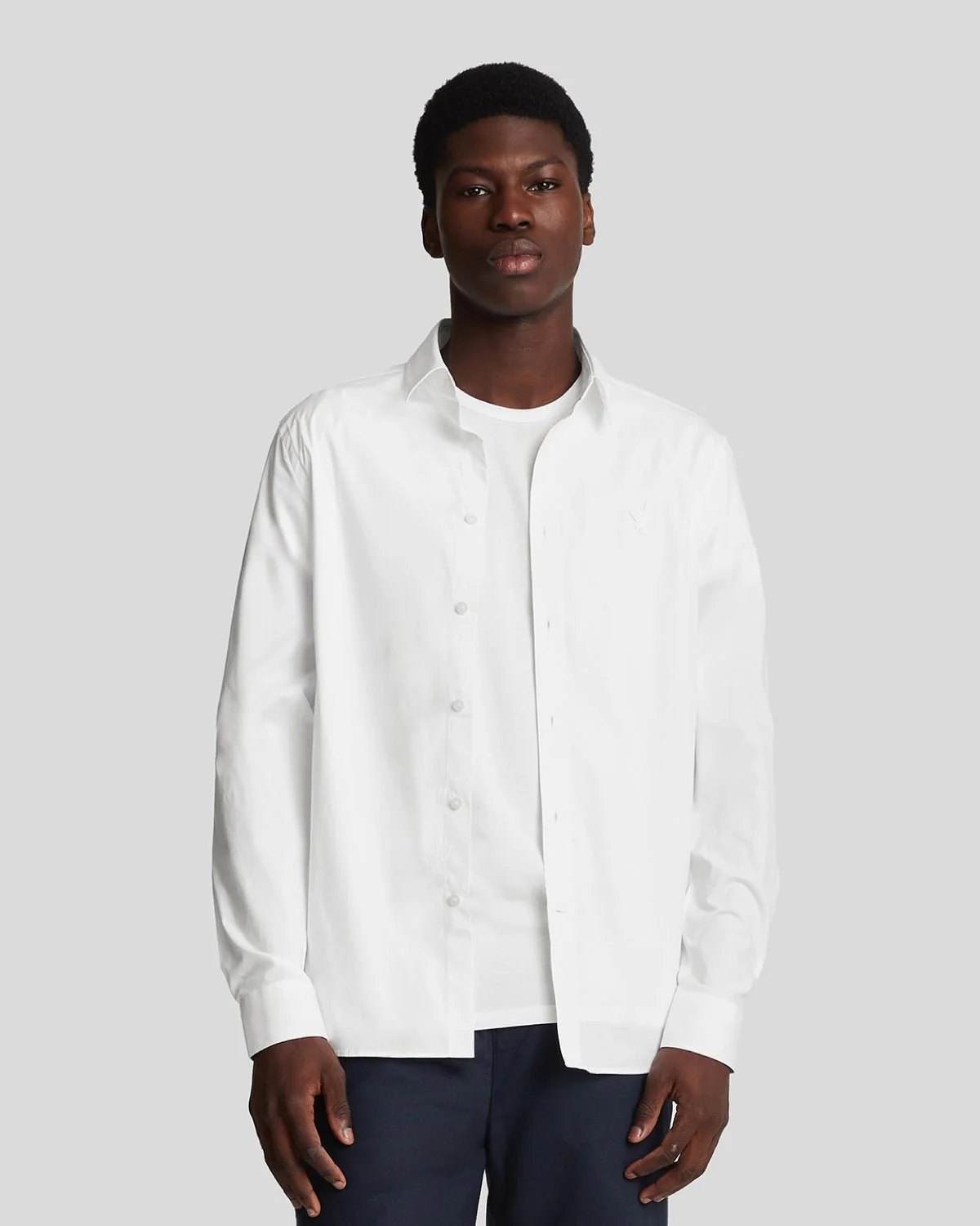 Stretch Fabric Poplin Shirt