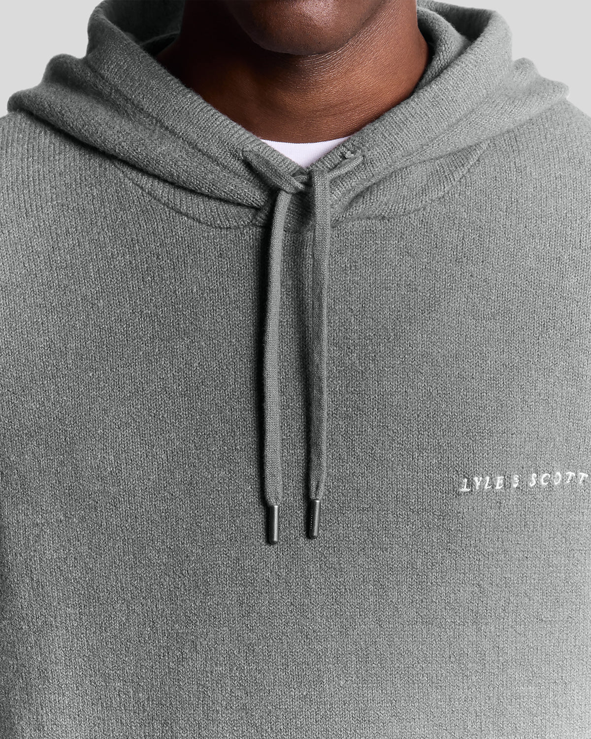 Knitted Script Hoodie