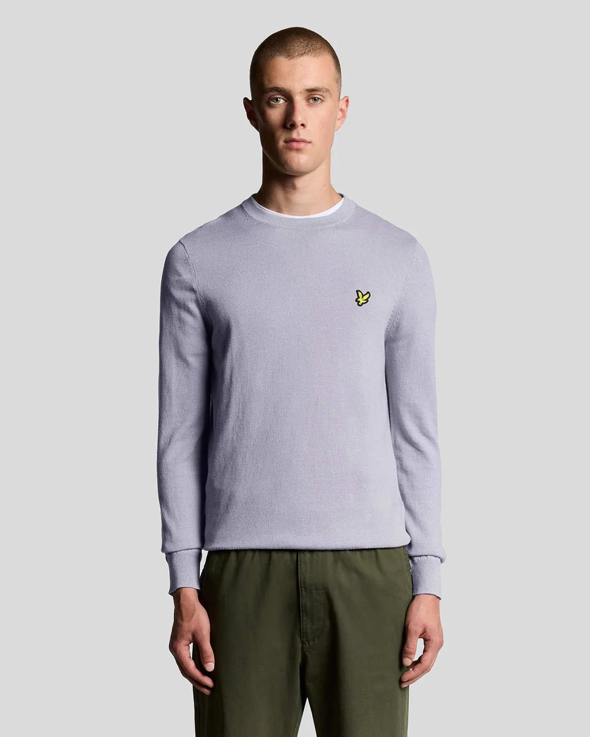 Cotton Merino Crew Neck Jumper