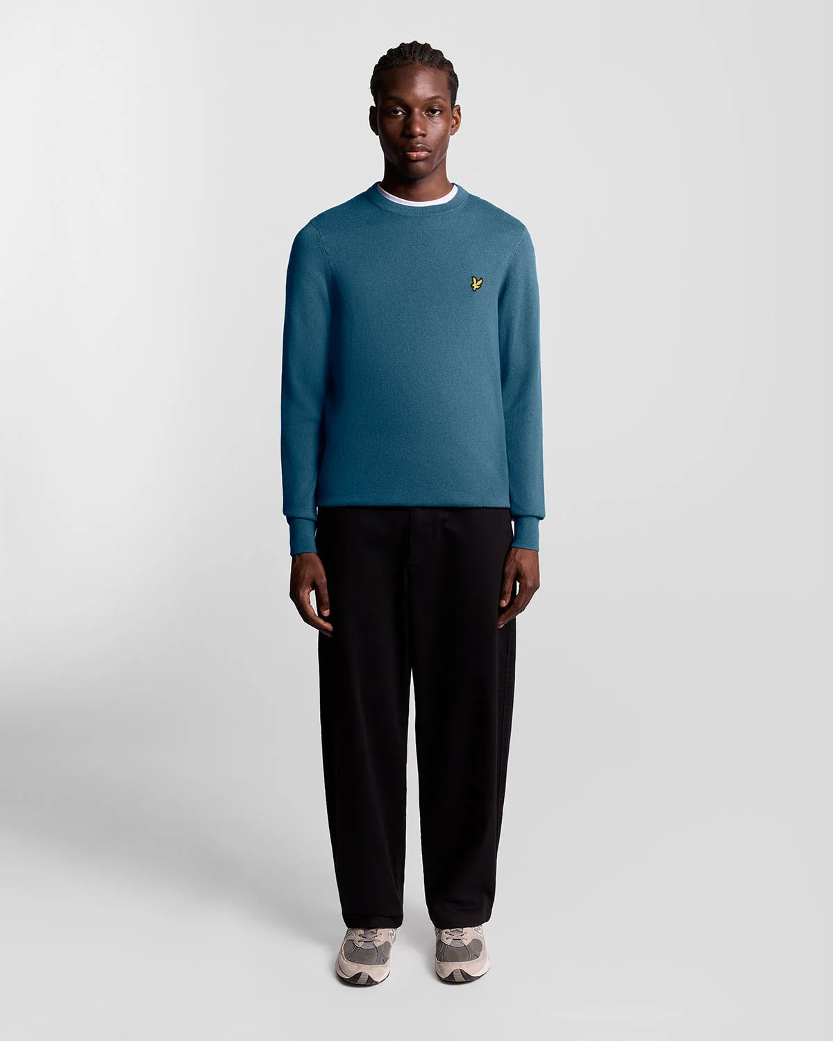 Cotton Merino Crew Neck Jumper