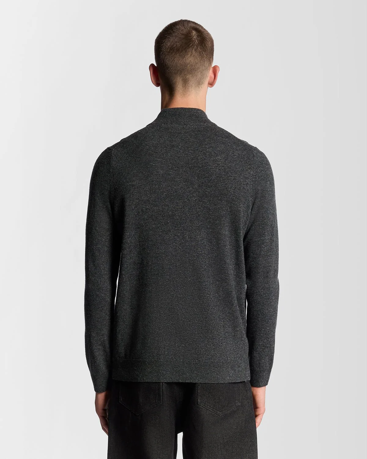 Lambswool Blend Zip Cardigan