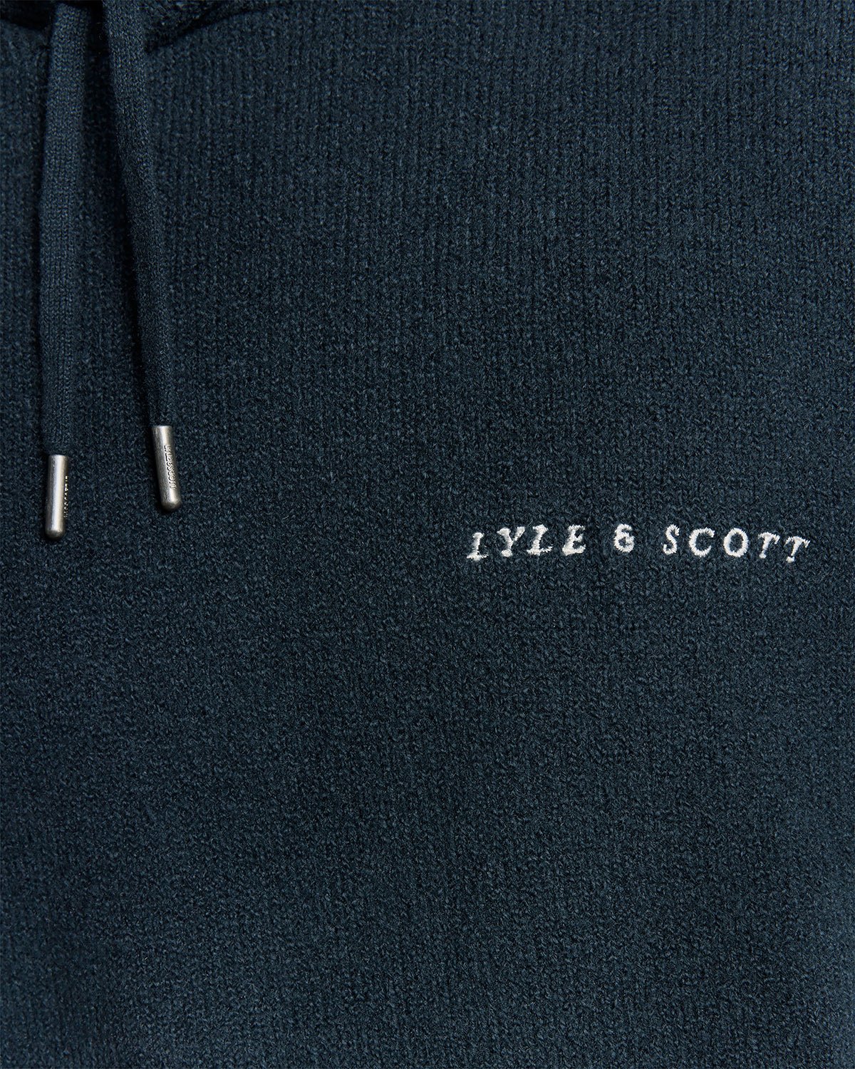 Knitted Script Hoodie
