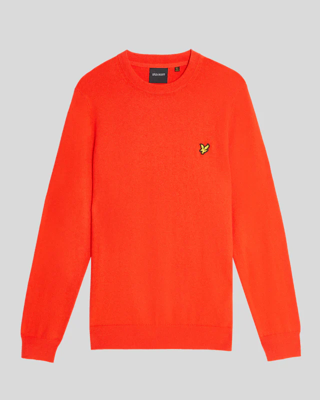 Cotton Merino Crew Neck Jumper