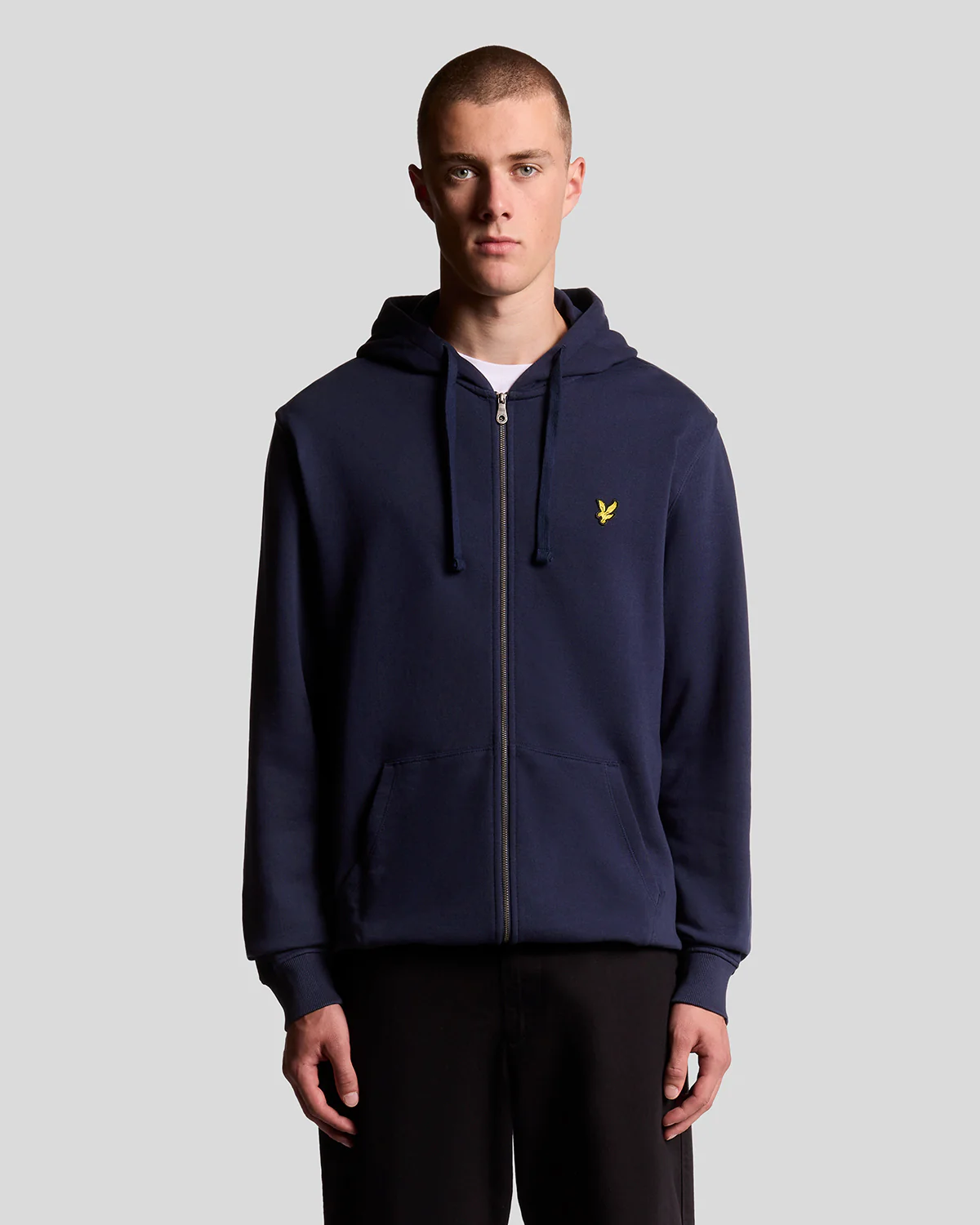 Loopback Cotton Full Zip Hoodie