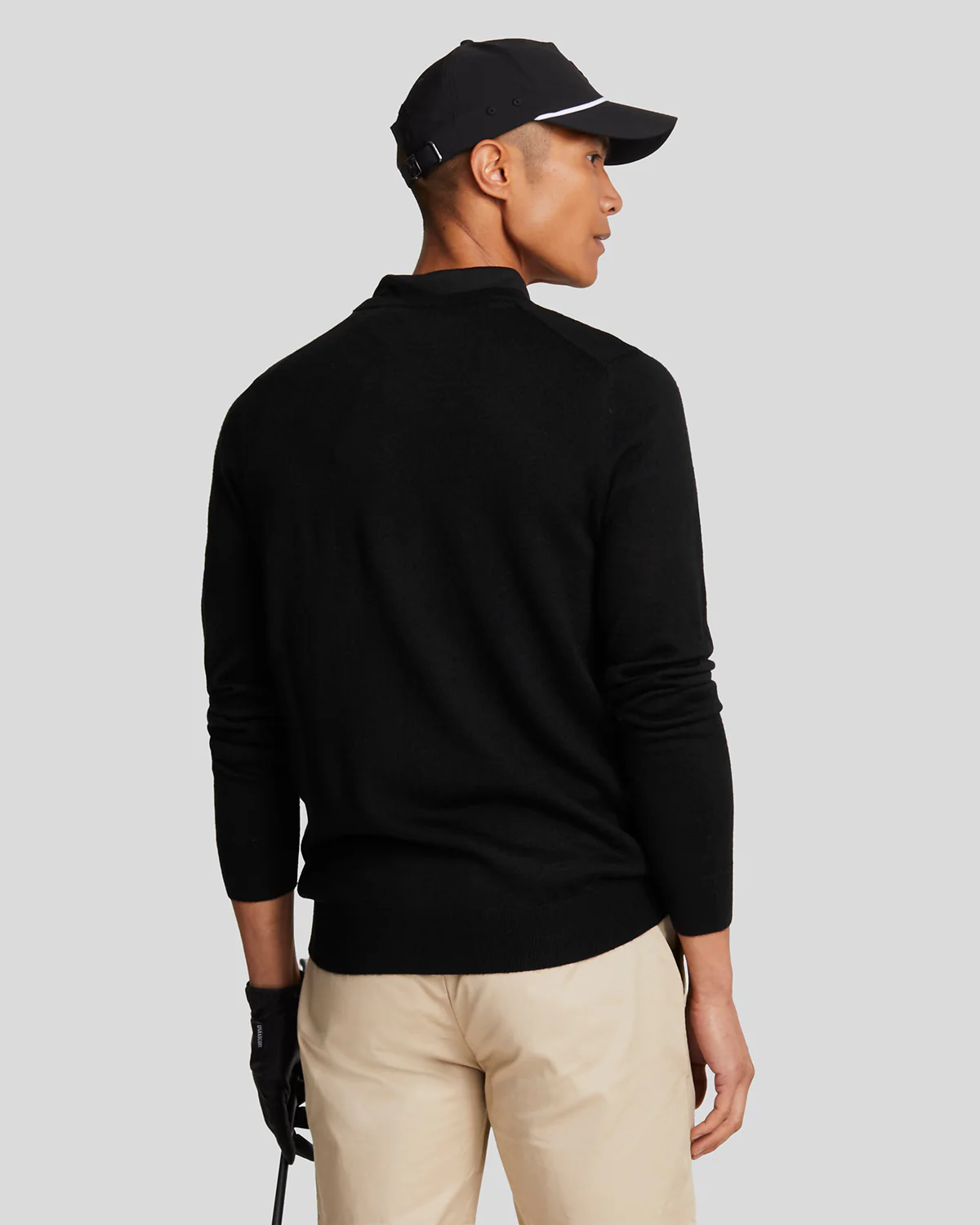 Golf Wool Blend V Neck Jumper