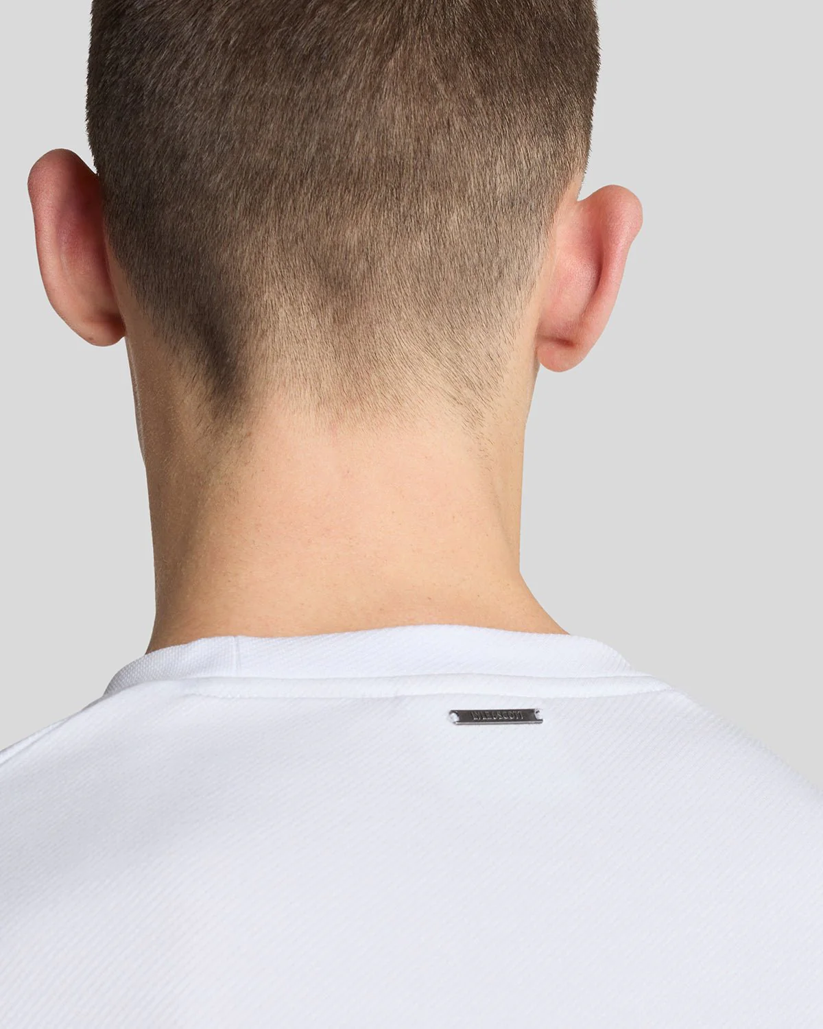 Twill Texture Crew Neck T-Shirt