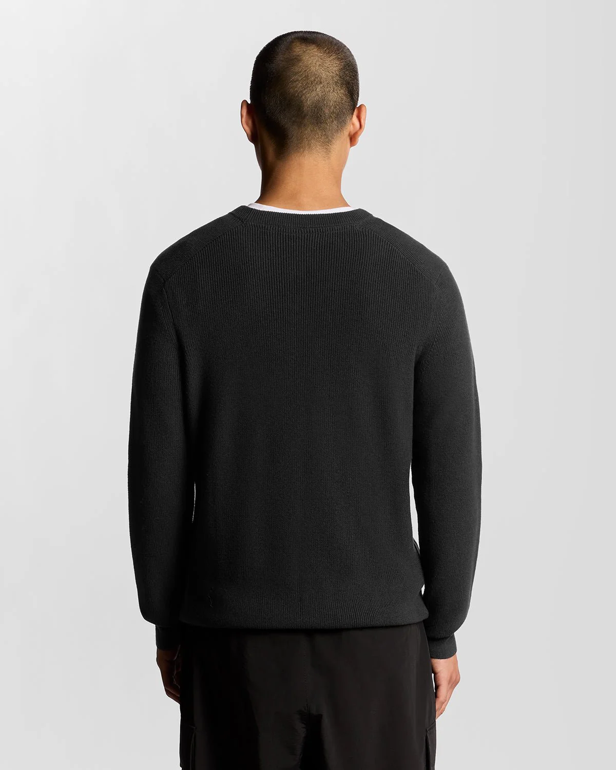 Engineered Rib Crew Neck Jumper