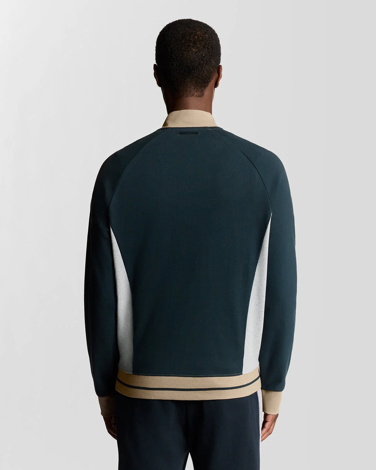 Heavyweight Contrast Raglan Bomber