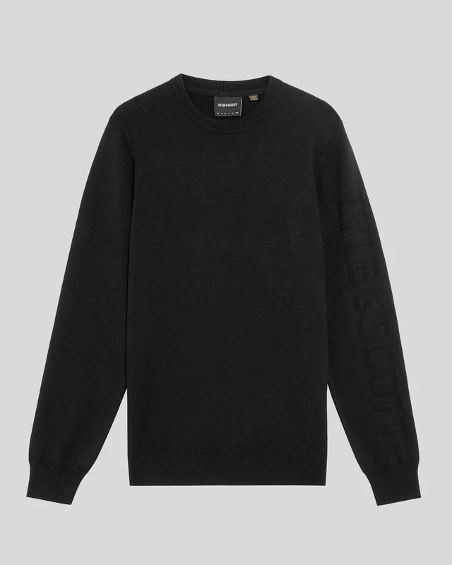 Mesh Logo Crew Neck Jumper