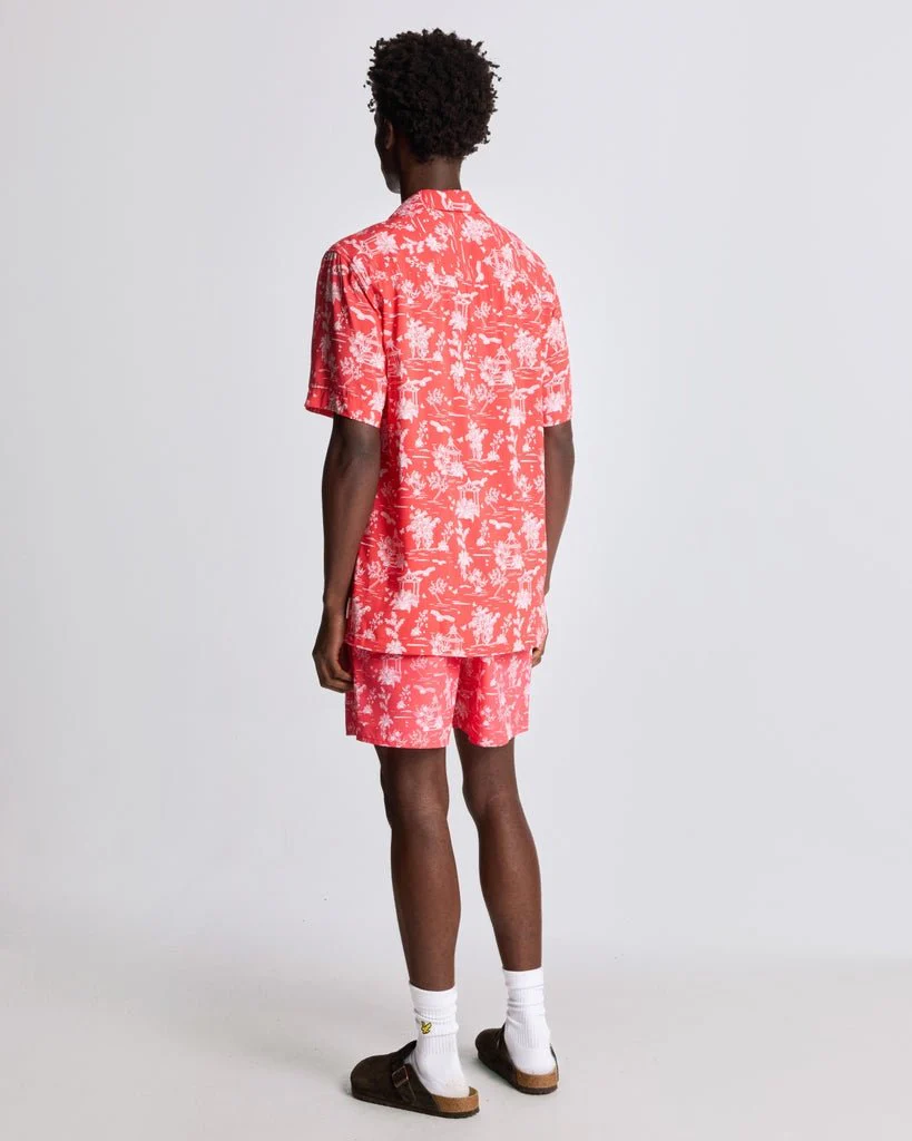 Botanical Garden Print Swim Shorts