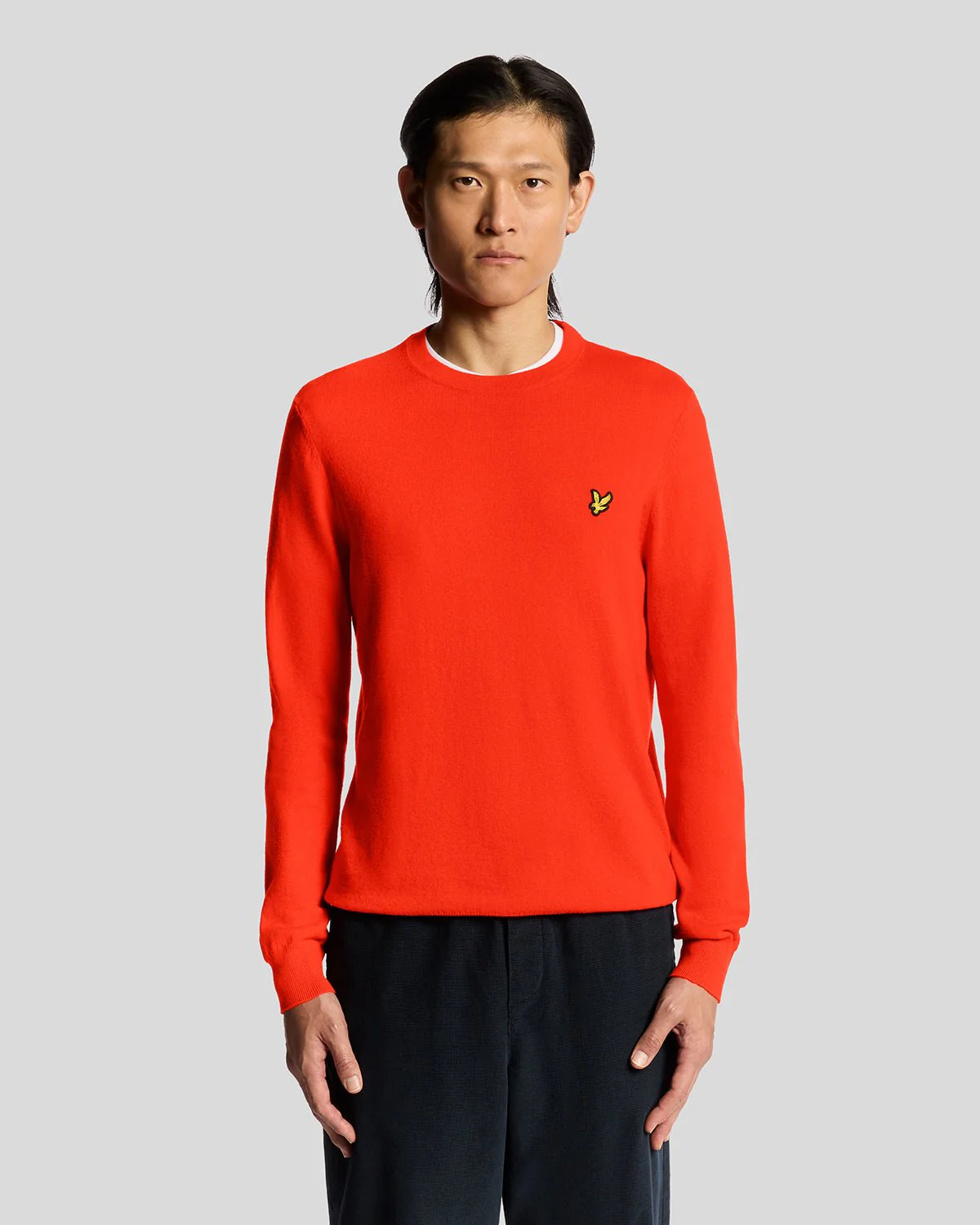 Cotton Merino Crew Neck Jumper