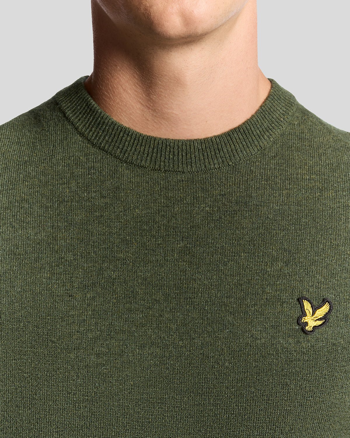 Lambswool Blend Crew Neck Jumper