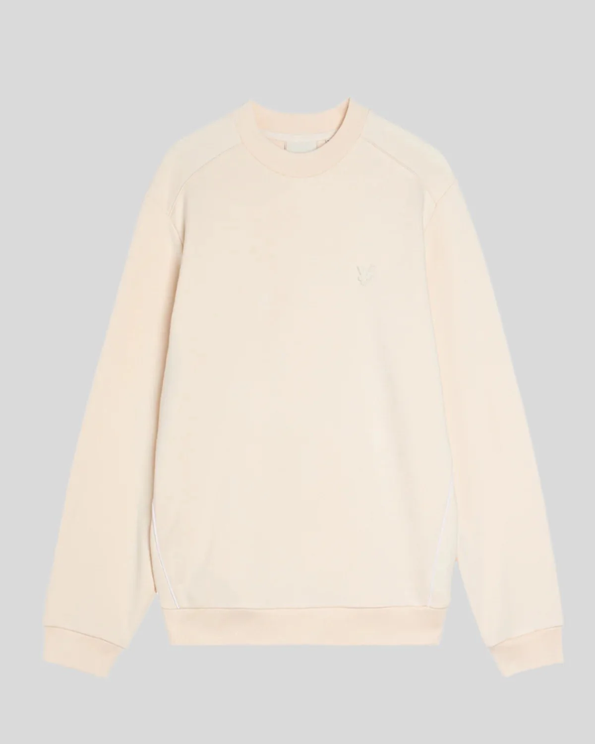 Seam Tipped Crew Neck Sweatshirt