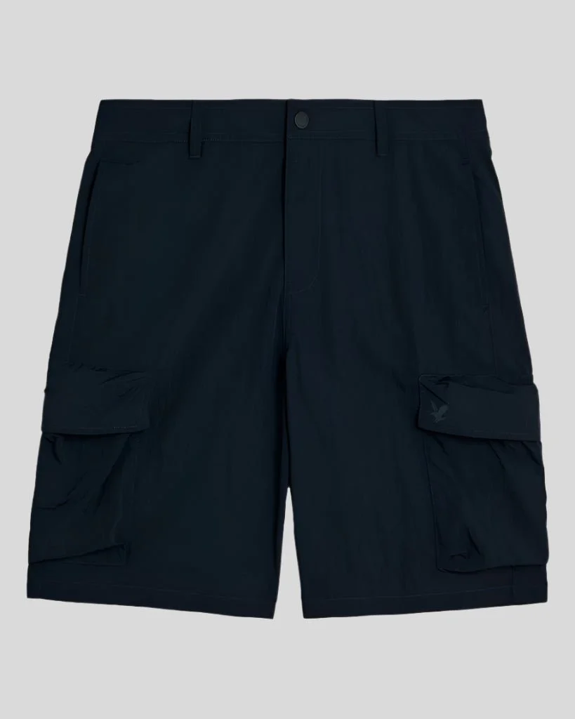 Cotton Nylon Cargo Shorts