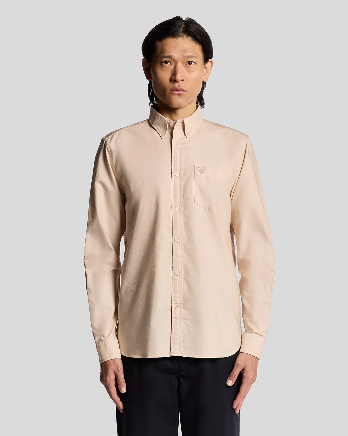 Tonal Button Down Oxford Shirt