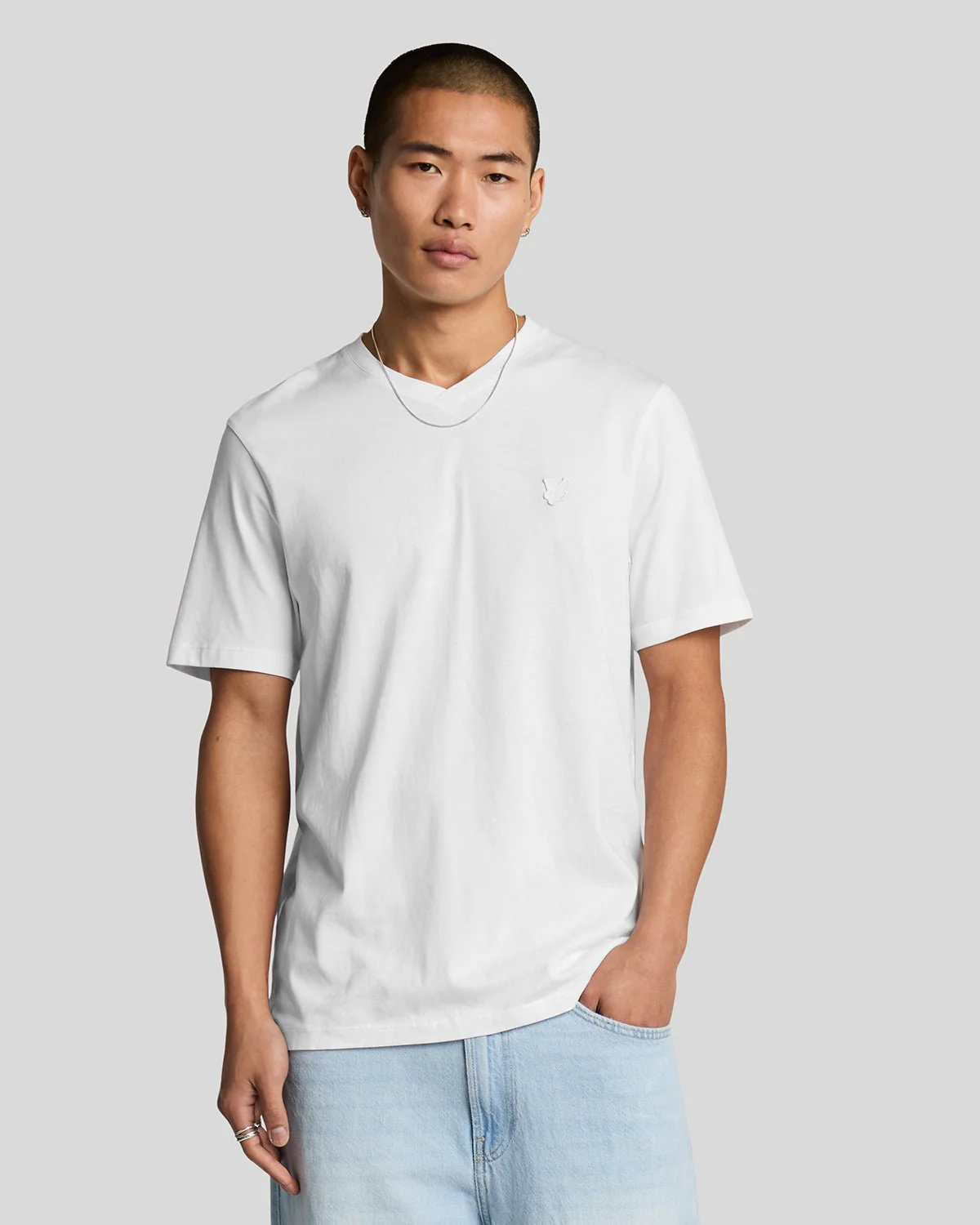 Superfine Cotton V Neck T-Shirt
