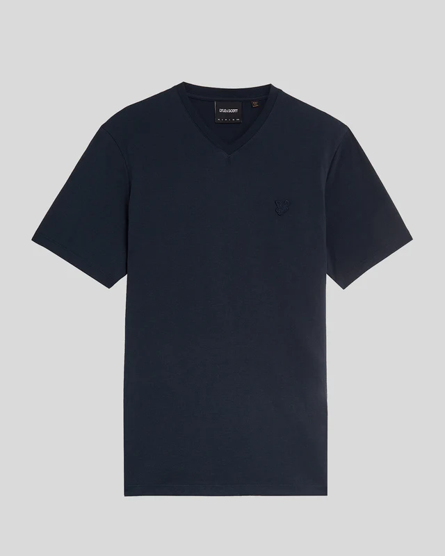 Superfine Cotton V Neck T-Shirt