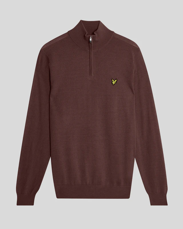 Golf 1/4 Zip Wool Blend Jumper