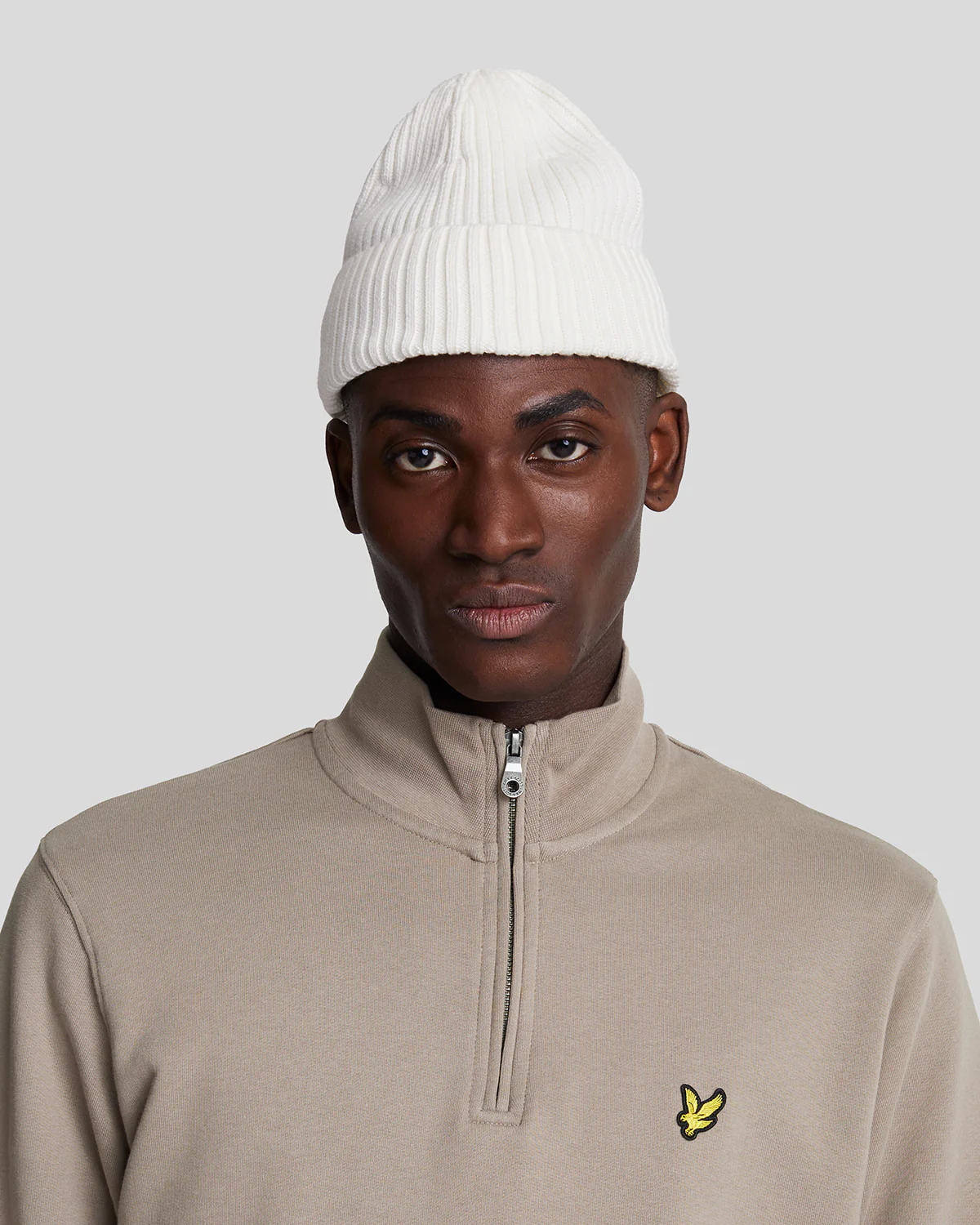 Cotton Merino 1/4 Zip Jumper