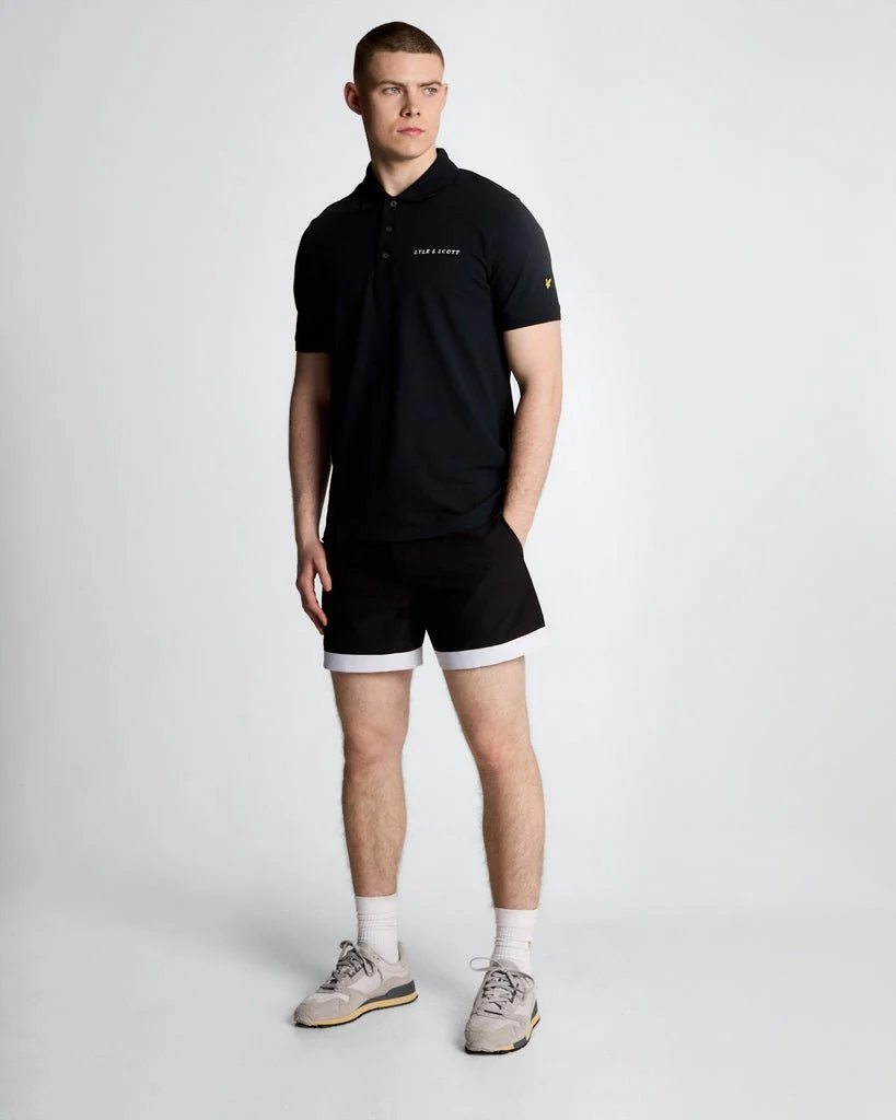 Contrast Hem Swim Shorts