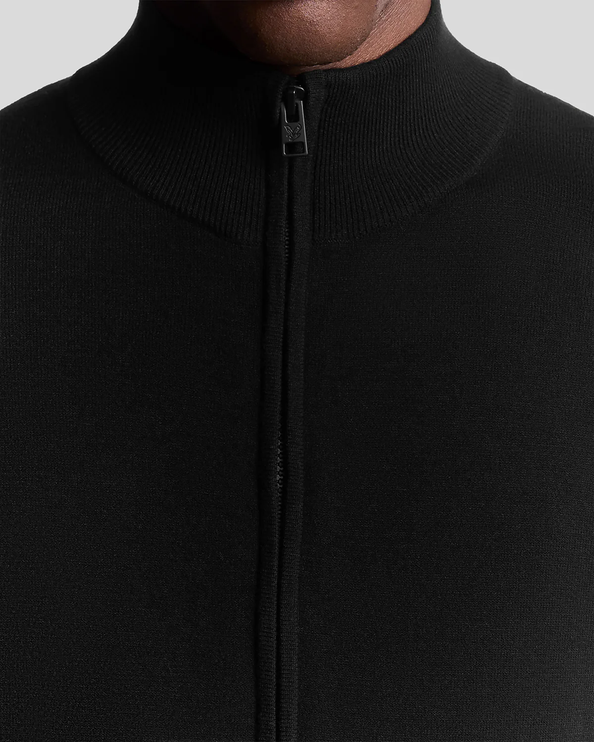 Mesh Logo Knitted Track Jacket