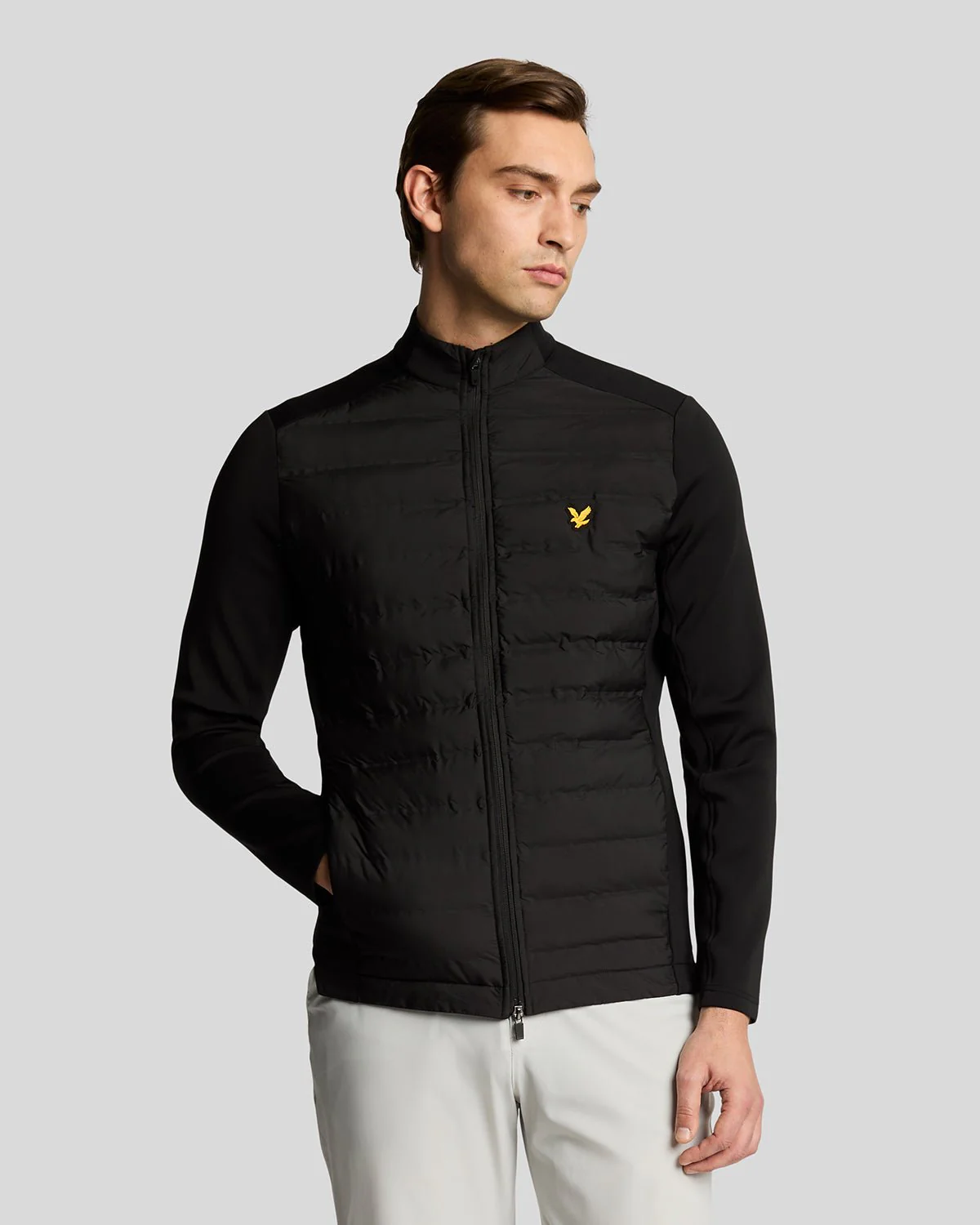 Golf Hybrid Quilted Zip Jacket