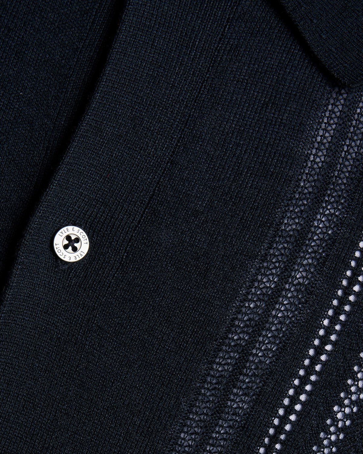 Wool Blend Cable Knit Shirt