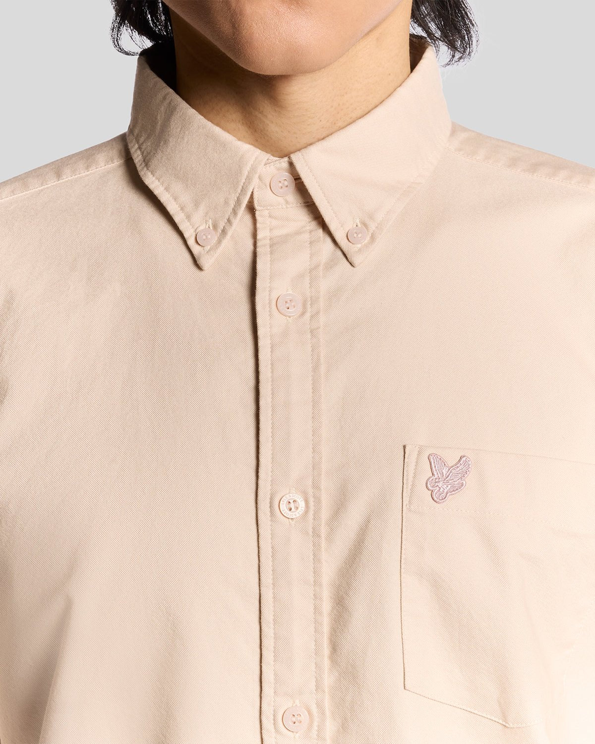 Tonal Button Down Oxford Shirt
