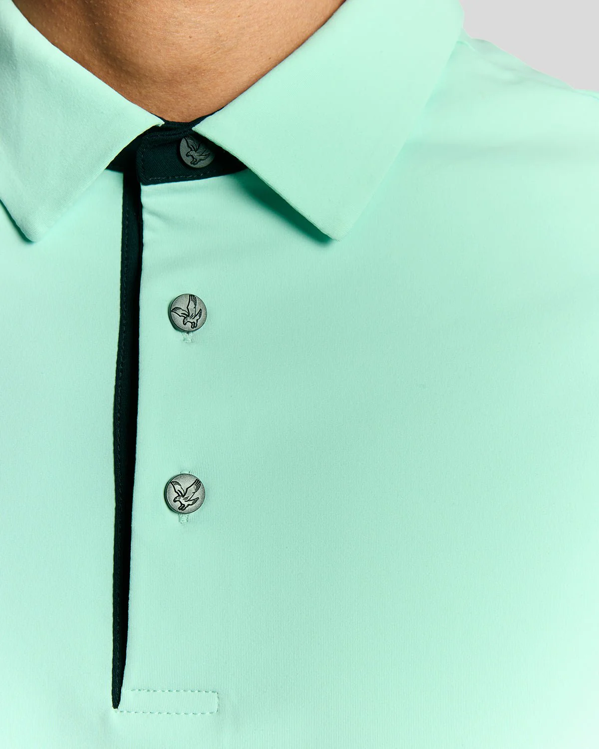 Golf Shank Button Polo Shirt