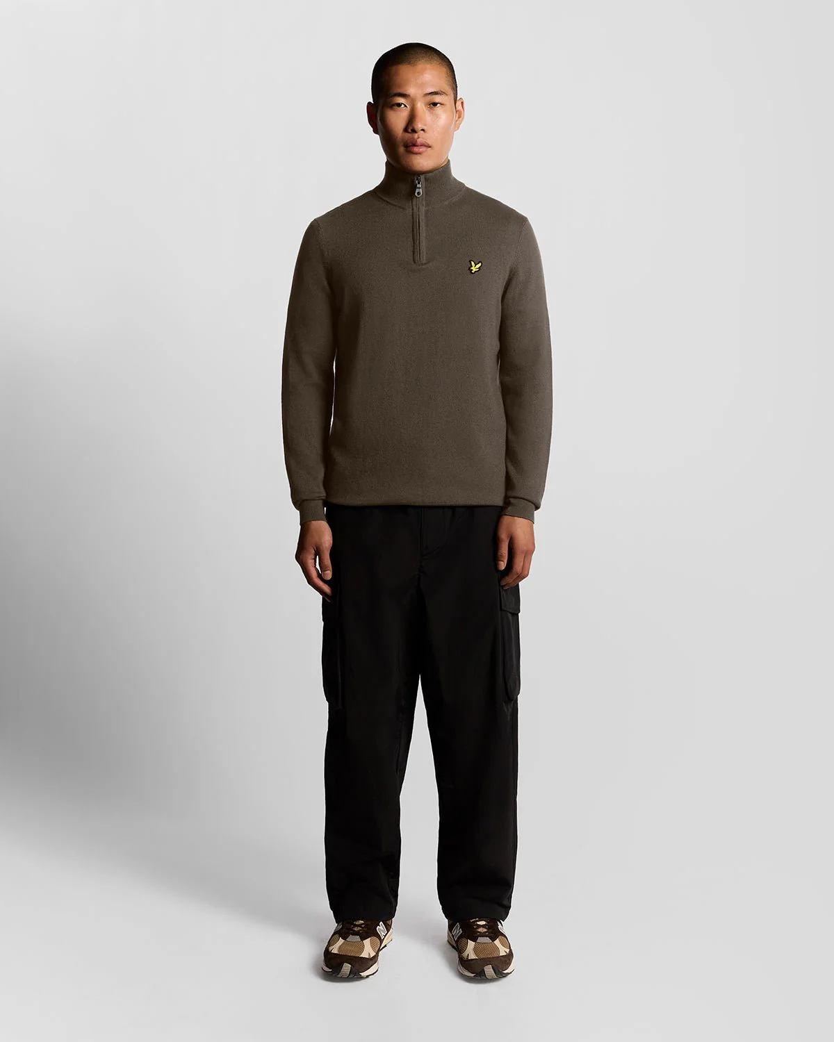 Cotton Merino 1/4 Zip Jumper
