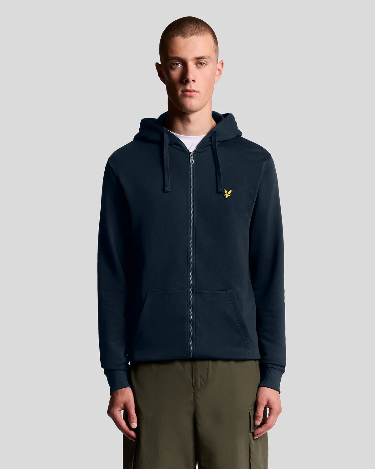 Loopback Cotton Full Zip Hoodie