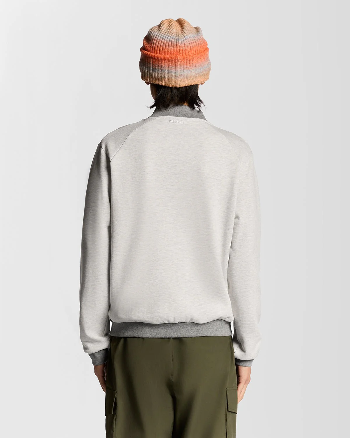 Half Raglan Sleeve Jersey Bomber