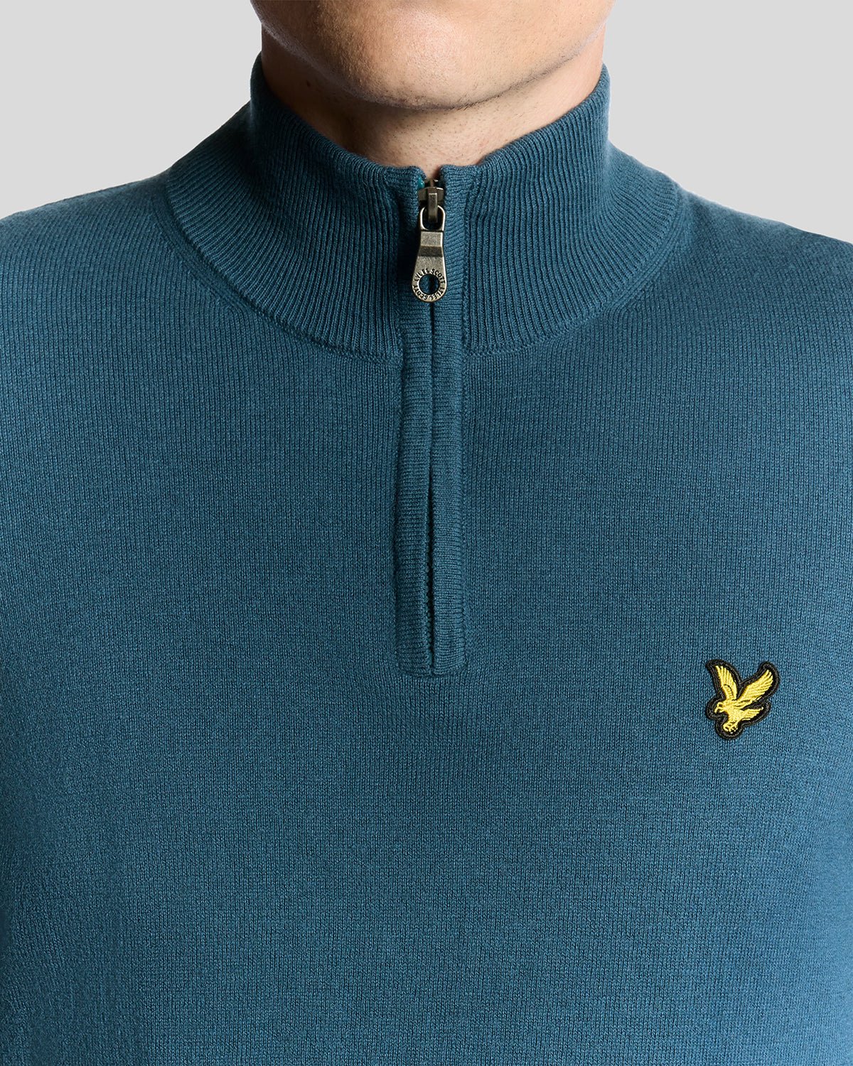 Cotton Merino 1/4 Zip Jumper