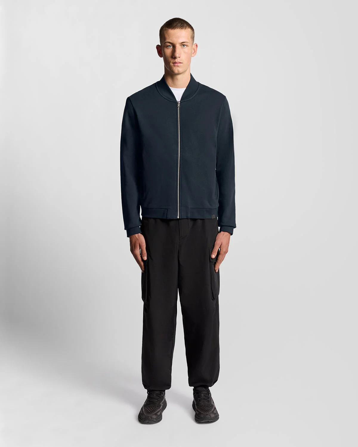 Half Raglan Sleeve Jersey Bomber